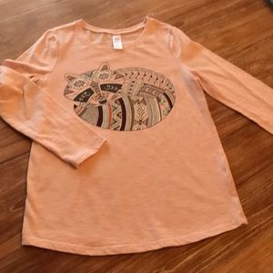 5 for $20🦋Justice 8 pink sparkly fox long sleeve